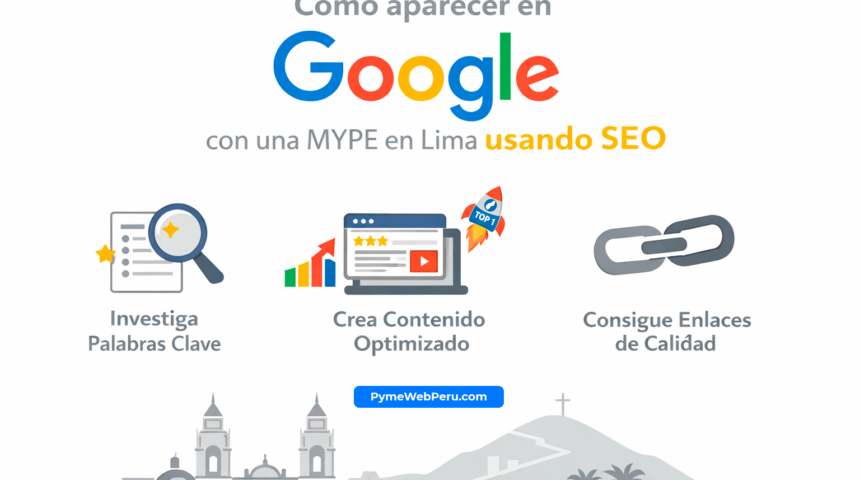 MYPE en Lima: Cómo Aparecer en Google en 2026 | Guía