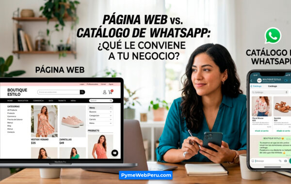Página web vs. catálogo de WhatsApp: ¿qué le conviene a tu negocio?